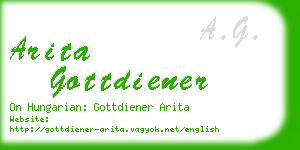 arita gottdiener business card